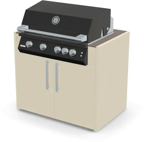 Brabura Fusion 400 RM Modul | Neustes Edelstahlmodell - Barro / Perle Blanche / Silberner Griff