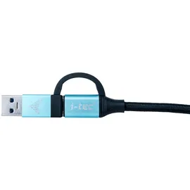 iTEC i-tec USB-C auf USB-C Kabel mit integriertem USB 3.0 Adapter
