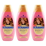 Schwarzkopf Schauma Shampoo 7 BLÜTEN ÖL 3 x 400ml - trockenes & erschöpftes Haar