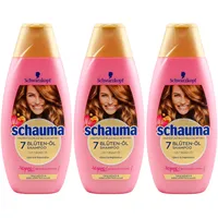 Schwarzkopf Schauma Shampoo 7 BLÜTEN ÖL 3 x 400ml - trockenes & erschöpftes Haar