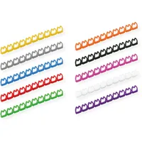 Value Kabelmarkierungsset für Patchkabel, 4 bis 5,5mm, 10 x 10 St., mehrfarbig