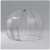 astreea Pavillon Igloo Plus Model M rund mit UV-Polycarbonat Paneelen, Aluminium-Gestell entwickelt aus der Luft- und Raumfahrttechnik 303 cm