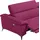 Egoitaliano Ecksofa Martine 2-Sitzer Lila