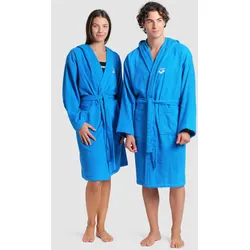 Bademantel arena Compact Terry - Turquoise-white - XL