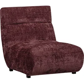 Woood Sessel Observe Chenille 75 x 82 x 96 cm Lila frei im Raum stellbar