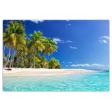 cover-your-desk.de Schreibtischunterlage "Palmen am Meer" (L)60 x (B)40 | Gr.: onesize