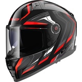 LS2 LS2, Integraler Motorradhelm VECTOR II ALIZER Gloss Black Red, XL