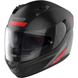 Nolan N60-6 Staple Helm, zwart-rood, XL