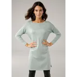 LAURA SCOTT Longpullover in mint-meliert, | Gr. 46,