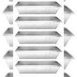 Buri 1-6 Stück 100 x 20 x 16 cm Schwarz