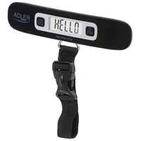 Adler Kofferwaage AD 8190 Reisegepäckwaage digitale LCD Display schwarz