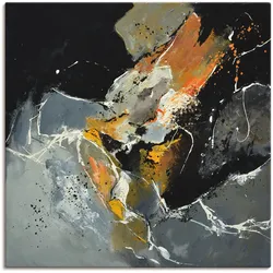 Wandbild ARTLAND "Abstrakt XV", schwarz (farbe bild(er): schwarz), B:70cm H:70cm, Canvas, Leinwand, Bilder, als Leinwandbild in verschied. Größen