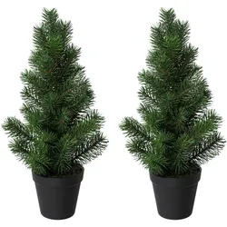 Künstlicher Weihnachtsbaum CREATIV GREEN "Weihnachtsdeko, künstlicher Christbaum, Tannenbaum", grün, H:43cm, Kunststoff, Weihnachtsbäume, Kunstweihnachtsbäume, täuschend echt aussehend