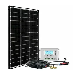 Offgridtec® basicPremium-L 100W Solaranlage 12V/24V Komplettsystem