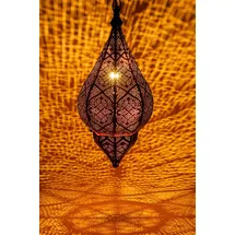 Marrakesch Orient & Mediterran Interior Kihana 1-flg. E14 40 cm rund gold