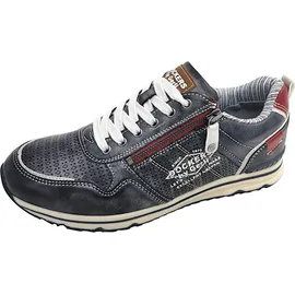 Dockers by Gerli Herren Low-Top Sneaker, Männer Halbschuhe,schnürschuhe,schnürer,Business,Freizeit,straßenschuhe,Navy,44 EU - 44
