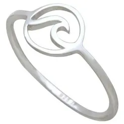 Gemshine Ringe WELLE   Grau Damen 