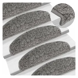 vidaXL Stufenmatte 65 x 21 cm Grau
