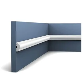 Orac Stuckleiste PX103 Weiß 2 St. 200 x 2,5 x 1,2 cm