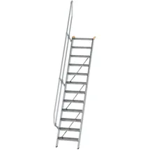 Günzburger MUNK Aluminium-Treppe Stufen 60° 12 Stufen