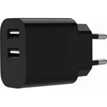 Gembird Universal USB charger 2.4A 2-port - Black