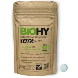BIOHY Universalreiniger Tabs, Putzmittel Tabs, Reinigungstabletten, Allzweck-Reiniger Tabs 3 Tabs