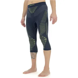 Uyn Resilyon 3/4 Funktionsunterhose Herren dark blue/yellow XXL