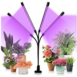 Lospitch Pflanzenlampe 30W/40W LED Pflanzenlicht mit 3 Licht Modus 10 Helligkeitsstufen, mit Zeitschaltuhr für Gartenarbeit Bonsais 40W