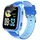 Blackview Z10 BT 51,3 mm Kunststoffgehäuse Blau Silikonarmband Blau M