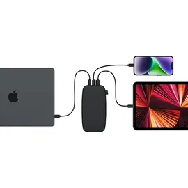 Fresh 'n Rebel FRESH N REBEL Powerbank, PD 65W Schnellladung, tragbar, Powerbank 27000 mAh Storm Grey
