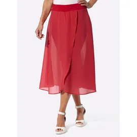 Sieh an! A-Linien-Rock in erdbeere | Gr.: 52