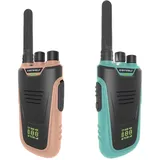 nespart srl KIDYWOLF - Walkie-Talkies mit Taschenlampe hellblau/rosa