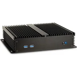 Inter-Tech IP-40 Gehäuse Thin Mini-ITX, USB 3.0, schwarz