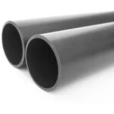 Meranus Rohr Hart-PVC grau 1 m