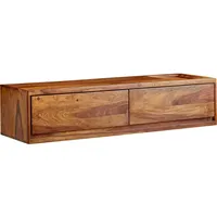 Wohnling TV Schrank Hängend 108x25x34 cm TV-Schrank Braun, Design