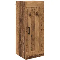 vidaXL Wandschrank Altholz 34,5 x 34 x 90 cm Holzwerkstoff