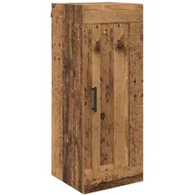 vidaXL Wandschrank Altholz 34,5 x 34 x 90 cm Holzwerkstoff