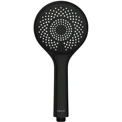 WENKO Duschkopf Watersaving Schwarz matt