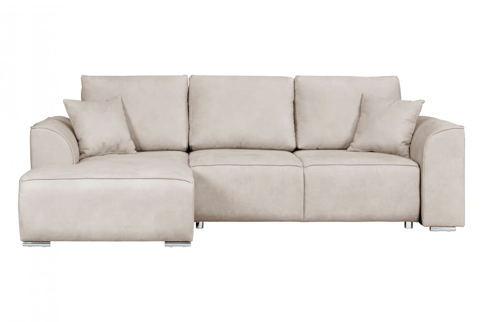 INOSIGN Ecksofa »Beatrice L-Form«, wahlweise auch mit Bettfunktion und Bettkasten INOSIGN creme