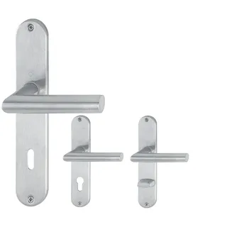 HOPPE Langschildgarnitur Ams.E1400Z/302 VA F69 pz