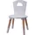 home&styling collection Kinderstuhl Wadiga 32 x 32 x 50 cm Holz weiß