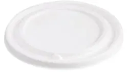 NATURESTAR Bio Deckel für Schüssel, 425 ml 41141 , 1 Packung = 25 Stück, Ø 11 cm, weiß