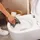 Hansgrohe EluPura S Wand-WC mit WC-Sitz Weiß