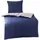 Traumschlaf Mako-Satin Wendebettwäsche Texture Blau 200 x 200 cm + 2 x 40 x 80 cm