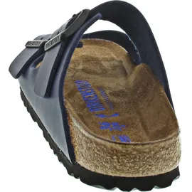Birkenstock Arizona Weichbettung Birko-Flor schmal blau 43