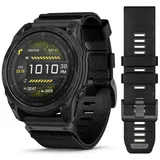 Garmin tactix 8 51 mm AMOLED Sapphire Schwarz Titan DLC Nylon-Armband 26mm