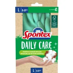 Spontex Daily Care Haushaltshandschuhe, Latex 12229018 , 1 Paar, Größe 8 - 8,5