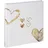 Hama Fotoalbum Herz-Motiv 29x32 cm 50 weiße Seiten Hochzeit 2363