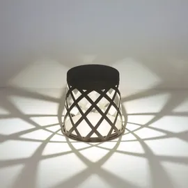faro BARCELONA Sockelleuchte Aluminium 25,0 cm inkl. LED-Lampe grau