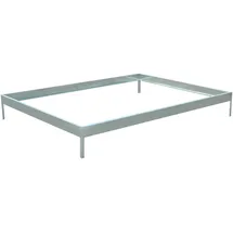 Elmar Jung floraworld Fundament-Rahmen für Gewächshaus silber